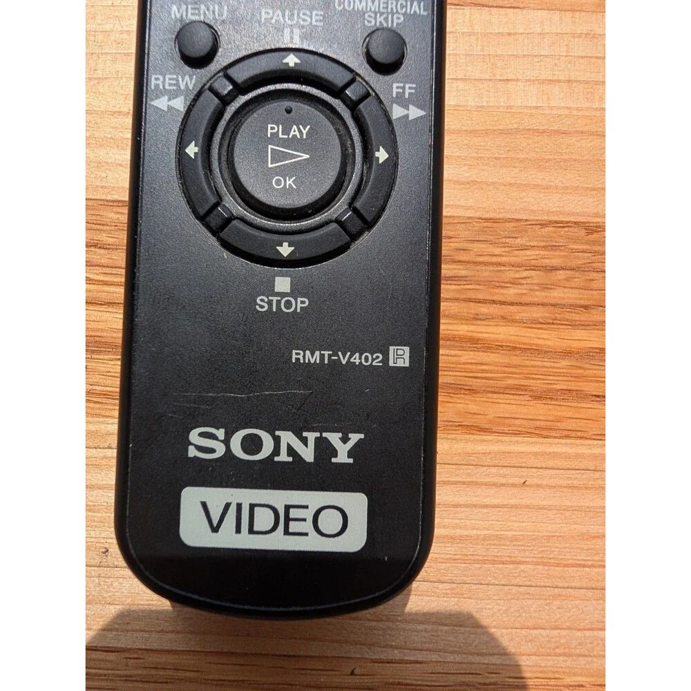 Sony RMT-V402 OEM VCR Remote Control Genuine Original Tested Working Black